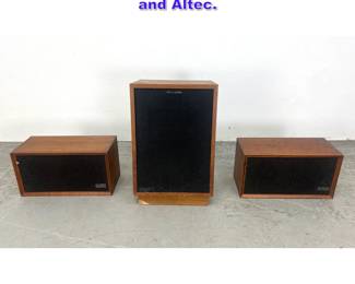 Lot 1157 Loudspeaker Speaker Lot. Klipsch and Altec. 