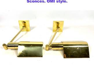 Lot 844 Pair Industria Argentina Wall Sconces. OMI style. 