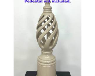 Lot 879 Mid Century Modern Table Lamp. Pedestal not included.