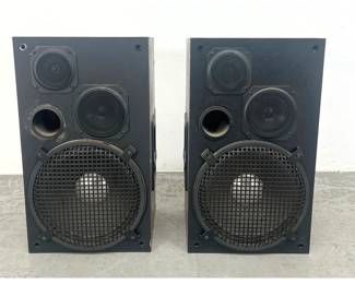 Lot 1176 Pair Vintage Stereo Loudspeakers. 