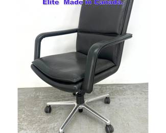 Lot 709 Leather Office Chair by Keilhauer Elite Made in Canada.