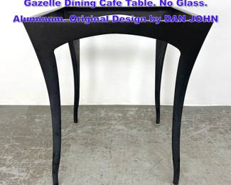 Lot 627 BROWN JORDAN Sol Y Luna Gazelle Dining Cafe Table. No Glass. Aluminum. Original Design by DAN JOHN