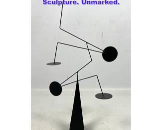 Lot 817 Mobile Stabile Table Top Sculpture. Unmarked.