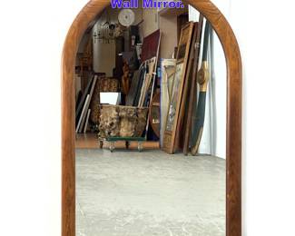 Lot 984 Danish Modern Style Arch Top Wall Mirror. 