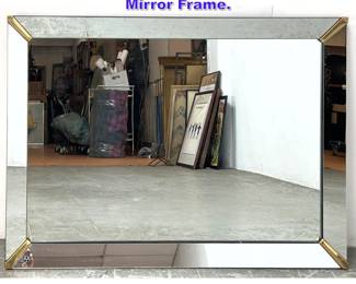 Lot 1120 Large 60s Wall Mirror with Mirror Frame. 