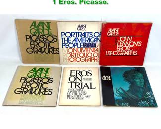 Lot 1682 6pc Magazines. 5 Avant Garde and 1 Eros. Picasso. 