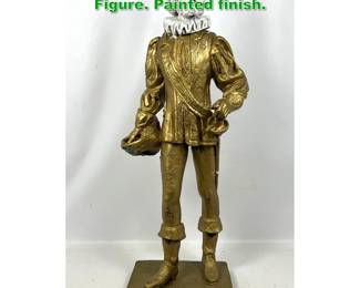 Lot 1633 Heavy plaster Italian Renaissance Figure. Painted finish. 