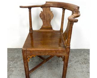 Lot 1543 Antique Corner Chair.