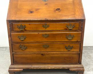 Lot 1601 Antique Period Fall Front Desk. 