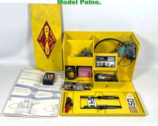 Lot 1717 Radio Controls and Plane Parts. Model Palne. 