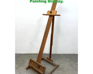 Lot 1608 Large Tall Adjustable Artist Easel Painting Display. 