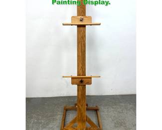 Lot 1612 Large Tall Adjustable Artist Easel Painting Display. 