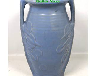 Lot 1520 Large Matte Blue McCoy Sand Dollar Vase