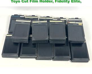 Lot 1718 73 Large Format. Lisco Regal II, Toyo Cut Film Holder, Fidelity Elite, 