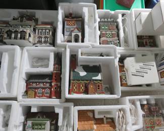 LARGE DICKENS VILLAGE COLLECTION