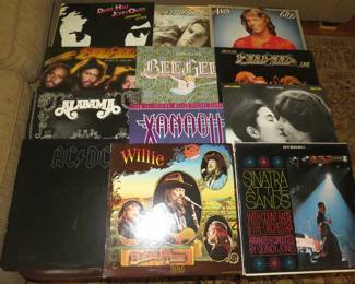 LARGE 33 VINYL ALBUMS