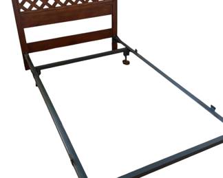 Twin Sized Woven Wood Bed Frame