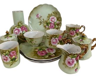 16 Piece Lefton China Hand Painted Dishes 