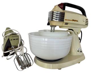 1958 Betty Crocker Stand Mixer Sunbeam Hand Mixer