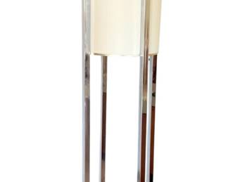 Mid Century Paul Mayen Style Lamp With Chrome Base