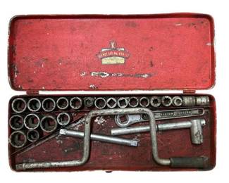 Vintage Keystone Socket Set No. 830C w Case