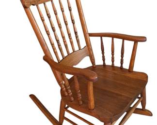 Antique Wooden Rocking Chair