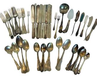 W.M. Rogers More Silverware 57 Pieces 