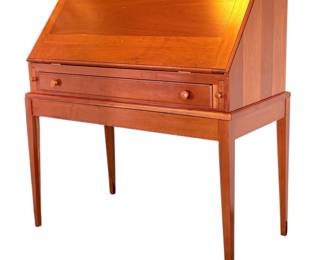 Vintage Wooden Writing Desk With Dovetail Joints