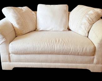 Large Cream Colored Loveseat
