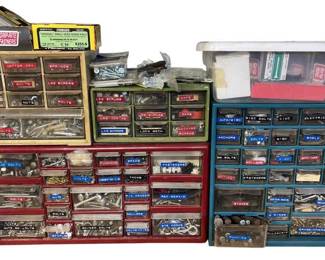 4 Plastic Tool Organizers And Contents