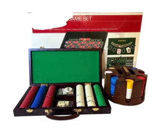 3 In 1 Casino Game Set And Poker Chips