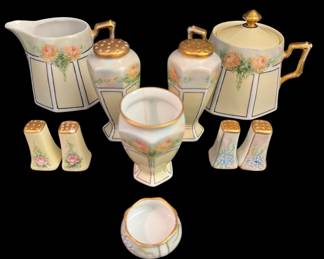 Cream Sugar Set w Mini Salt  Pepper Shakers Made In Germany