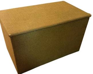 Wooden Woven Carpet Lined Chest