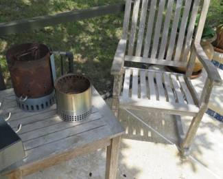 Teak Patio Chair & Table
