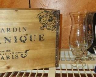 Le Jardin Botanique Paris Wooden Crate