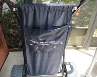Rio Brands Wonder Wheeler Deluxe Beach Utility Foldable Cart