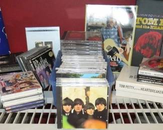 Beatles & Tom Petty CD & Book Collection
