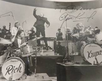 Buddy Rich & Gene Krupa Autographed Photo