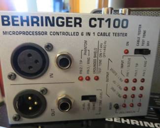 Behringer CT100 Microprocessor Controlled 6 in 1 Cable Tester