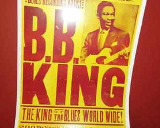 B.B. King Vintage Concert Poster