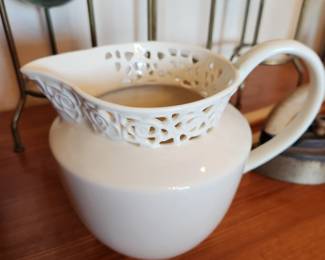 Godinger and Co. Ceramic Pitcher.