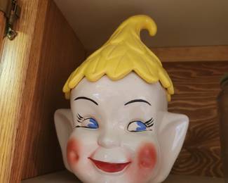 Elf Vintage Cookie Jar.