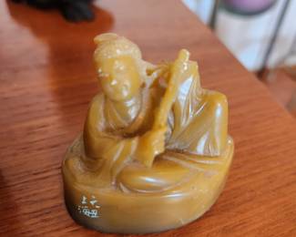 Chinese Soapstone Stamp.