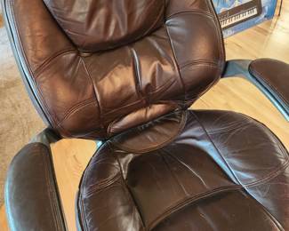 Fine Leather Desk Chair by "Lane'.