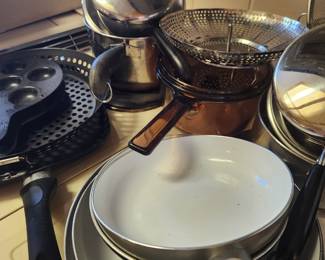 RevereWare and other Pots and Pans.