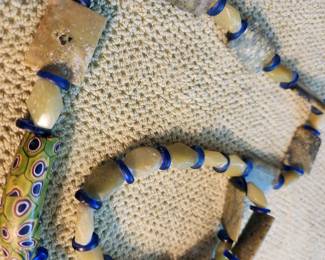 Vintage and Antique Beads/Pieces including 200 year old curved beads. 