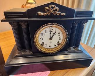 Antique Mantel Clock by Ansonia Clock Company. 