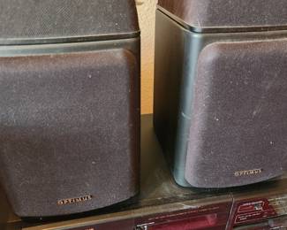 Tape/Radio and Optimum Speakers. 
