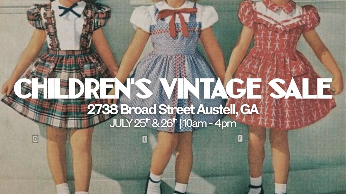 CHILDRENS VINTAGE SALE