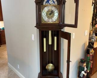 Ethan Allen Grandfather Clock. 19” w 10.5”d 84.5”t. $ 450.00